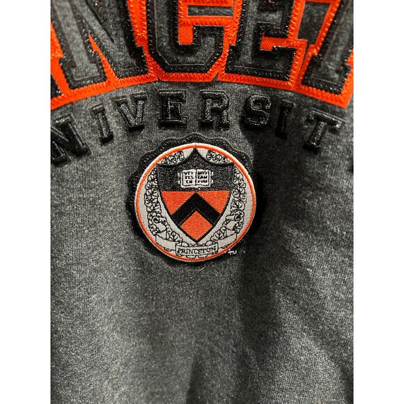 Champion Princeton University Crewneck Sweatshirt Small Gray Embroidered College - Picture 3 of 8